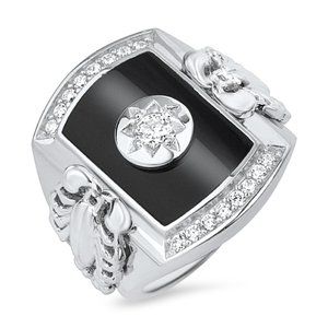 Sterling Silver 925 Men’s Onyx Ring